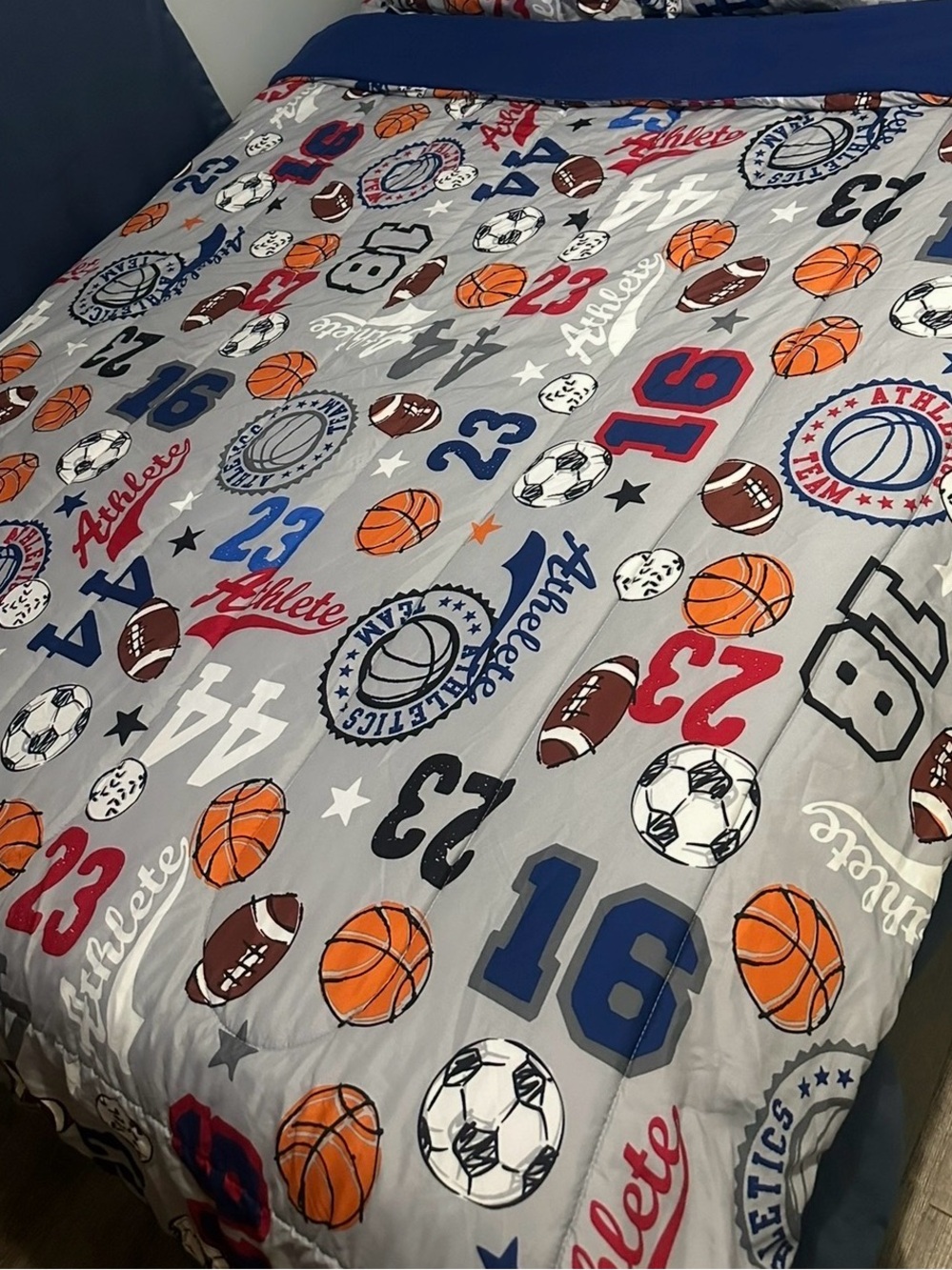 Your Zone Boys Sports Theme Full Bedding Set